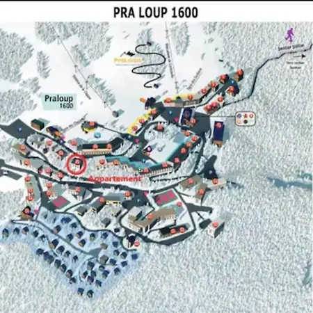 아파트 Pra Loup Pres Des Pistes Uvernet-Fours